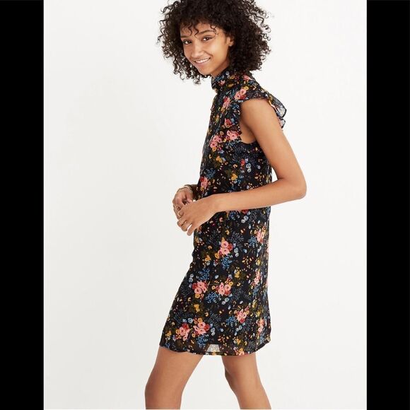 Madewell x No.6 Silk Beacon Dress in Garden Bouquet size 0 - Picture 12 of 14
